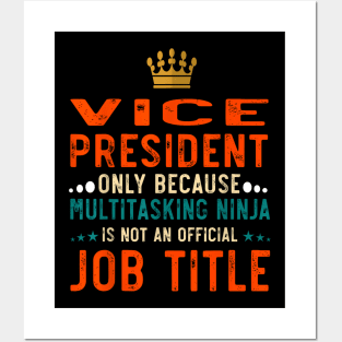 Vice President Definition  Job Posters and Art